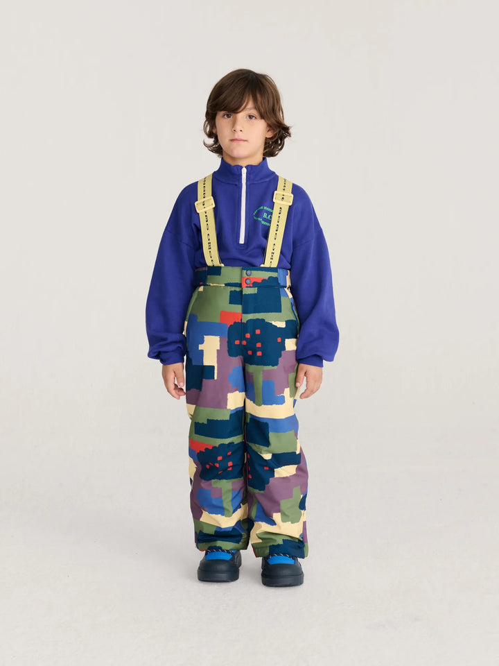 Paint Forest all over ski pants