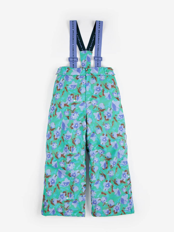 Watercolor all over ski pants