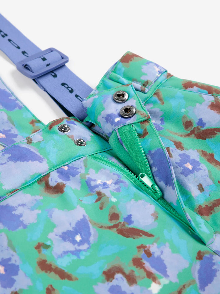 Watercolor all over ski pants