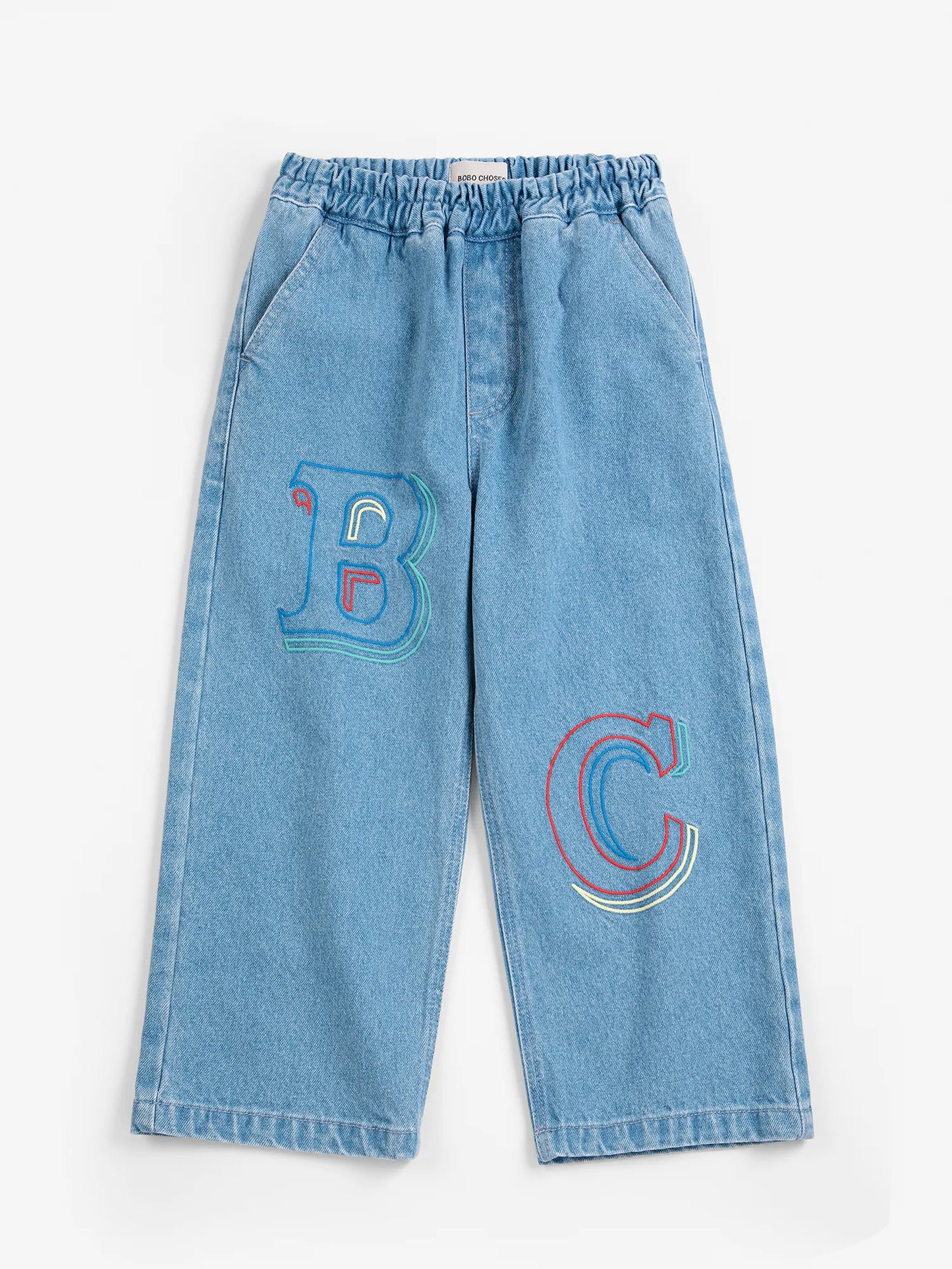 Bobo Choses エンボスデニムパンツ