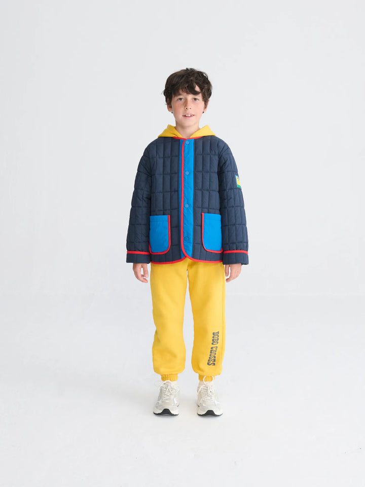 Booo Bo Choses Tag light padded blue jacket