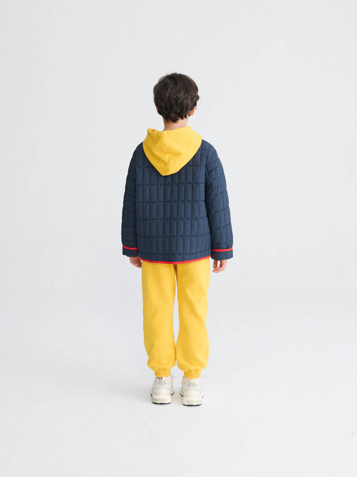 Booo Bo Choses Tag light padded blue jacket