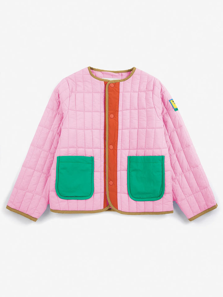 Booo Bo Choses Tag light padded pink jacket