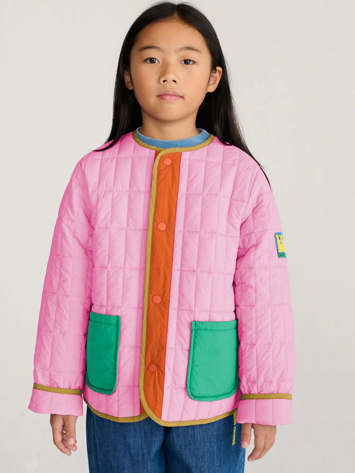 Booo Bo Choses Tag light padded pink jacket