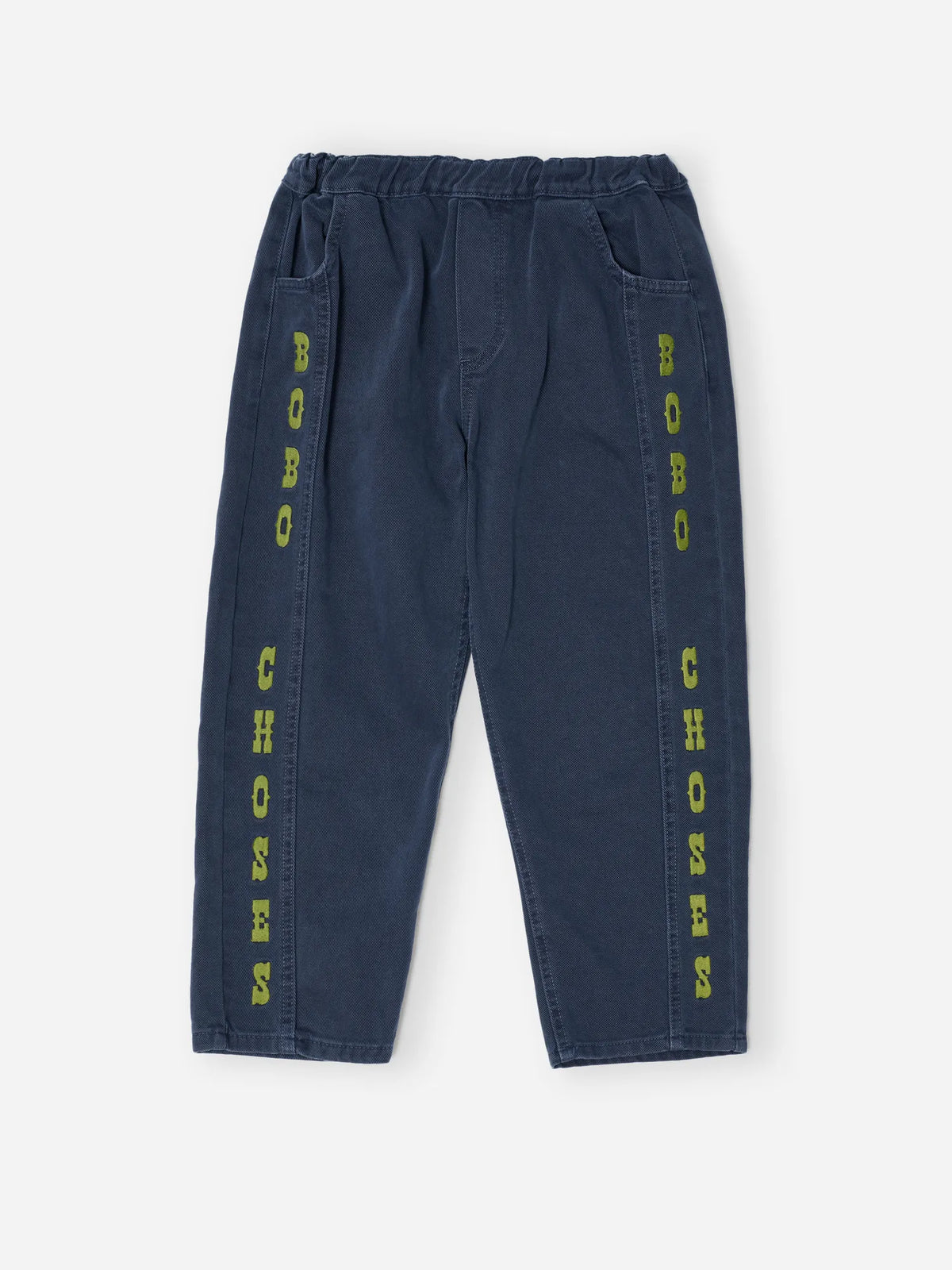 Bobo Choses ブルー ツイルパンツ