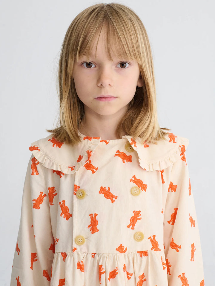 Softpaw Monster all over corduroy dress