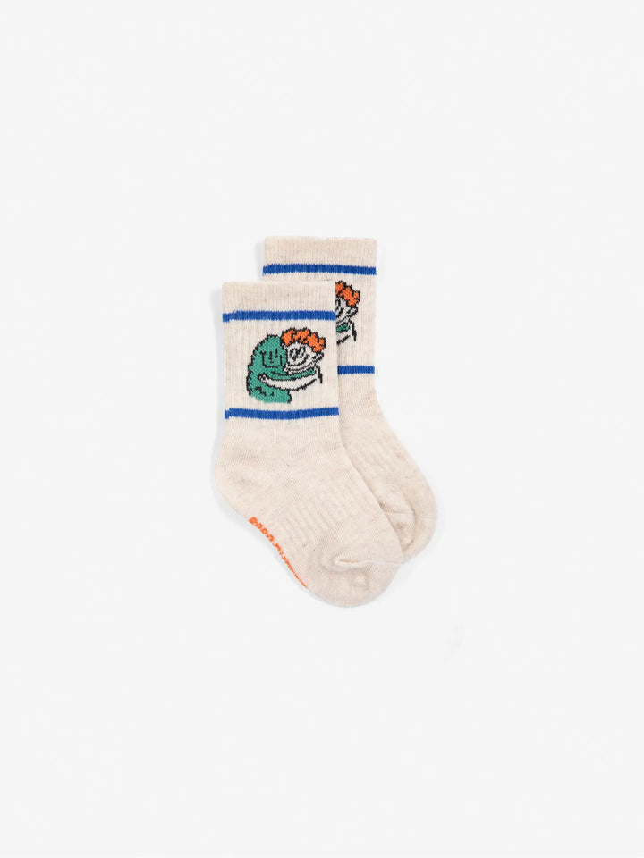 Hug Hairy Monster baby short socks