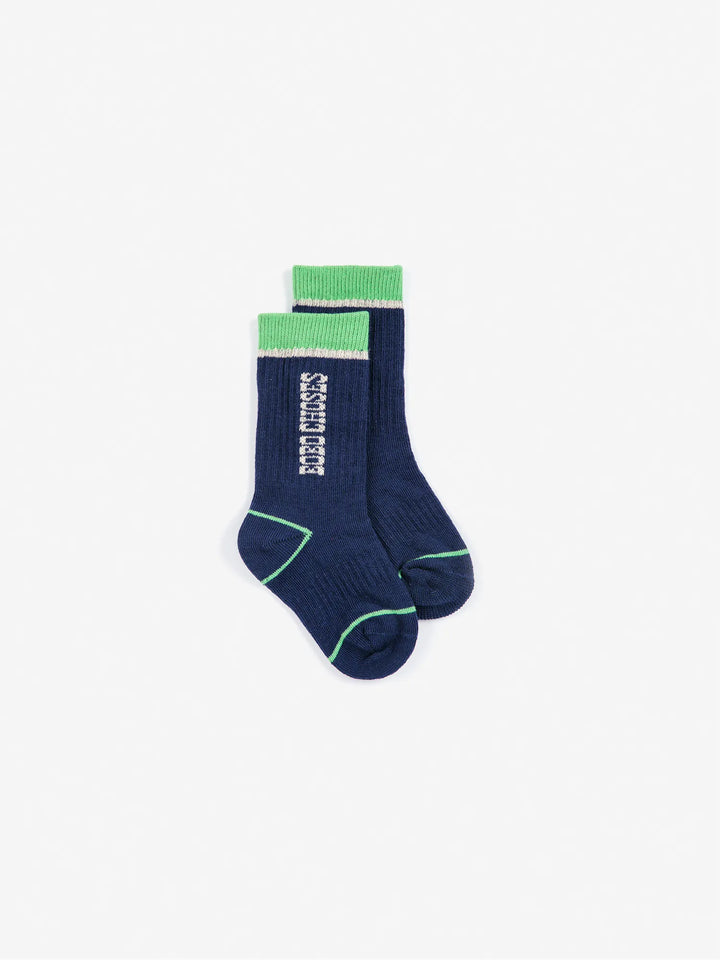 Bobo Choses blue long socks