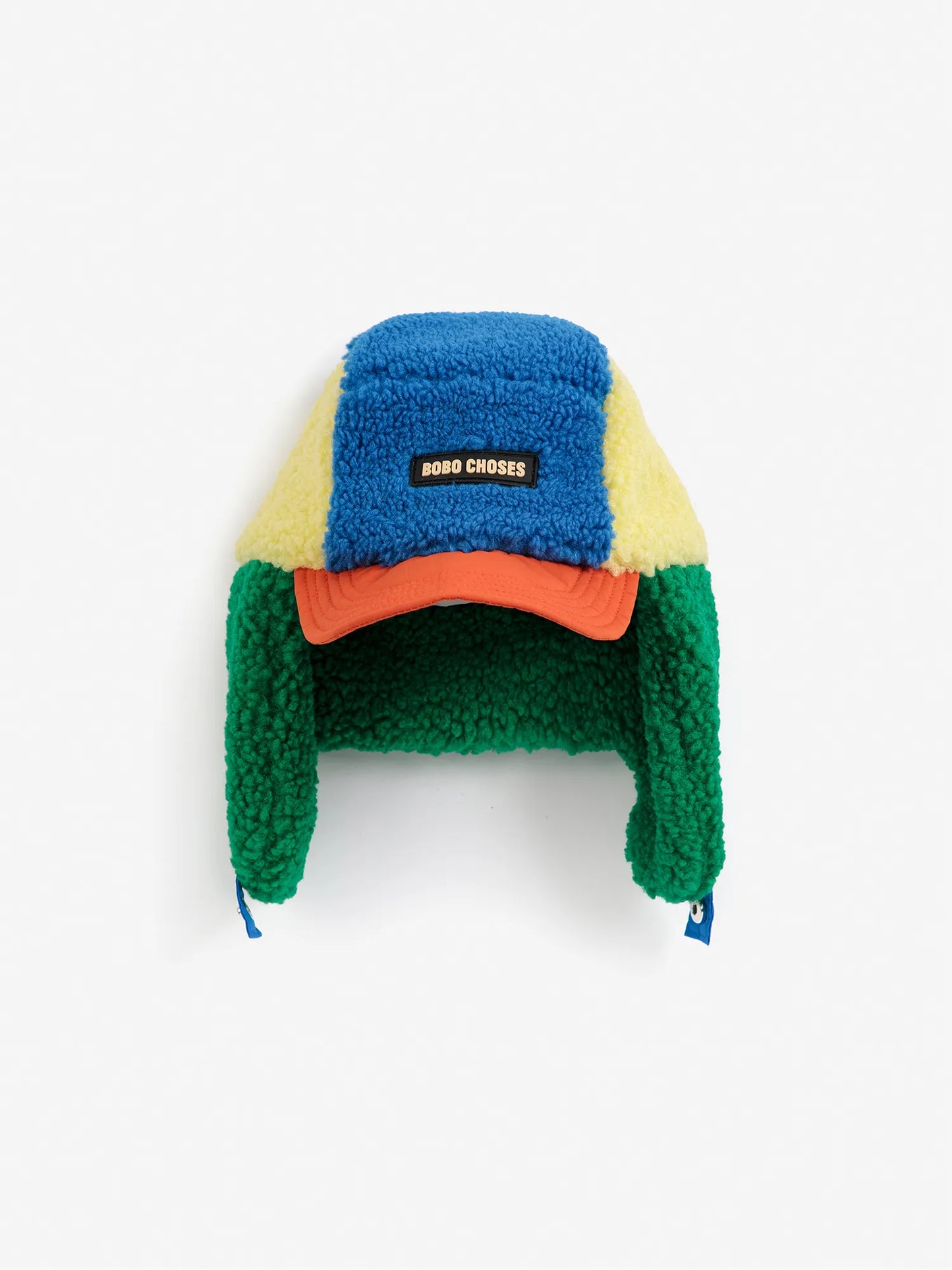 Bobo Choses カラーブロックイエローシープスキンチャプカ