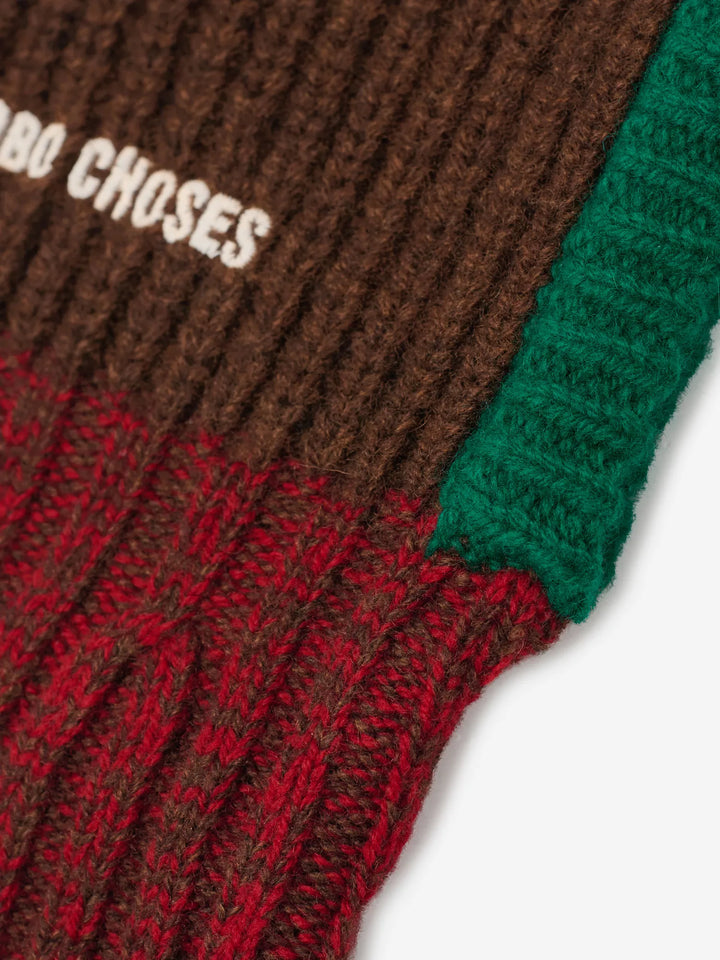Bobo Choses knitted baby balaclava