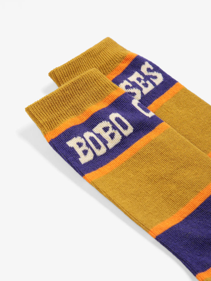 Bobo Choses ポップストライプ ロングソックス
