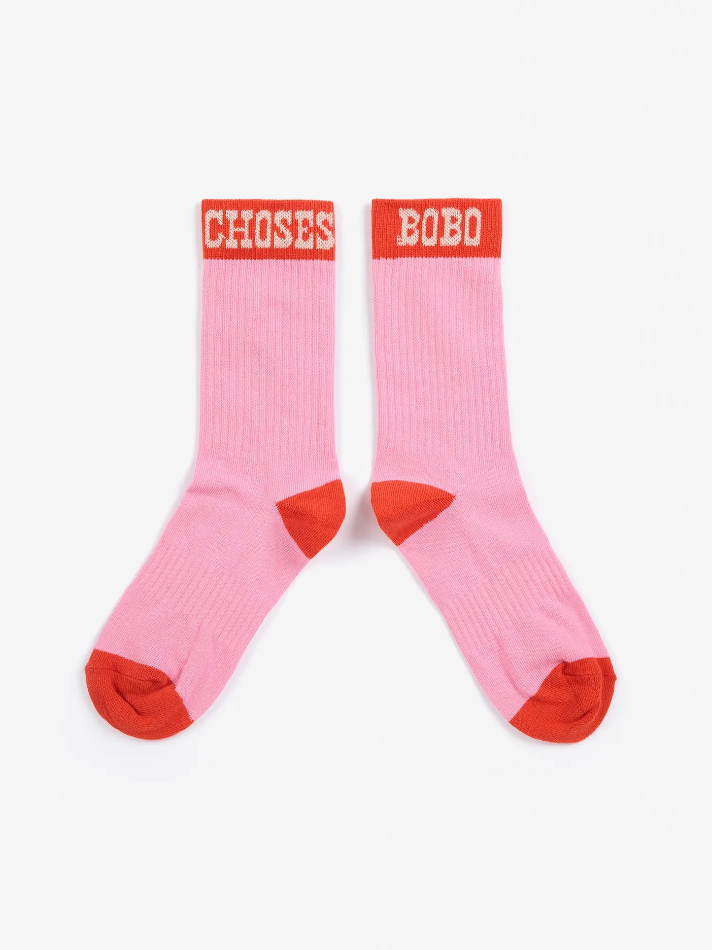 Bobo Choses Pop pink long socks