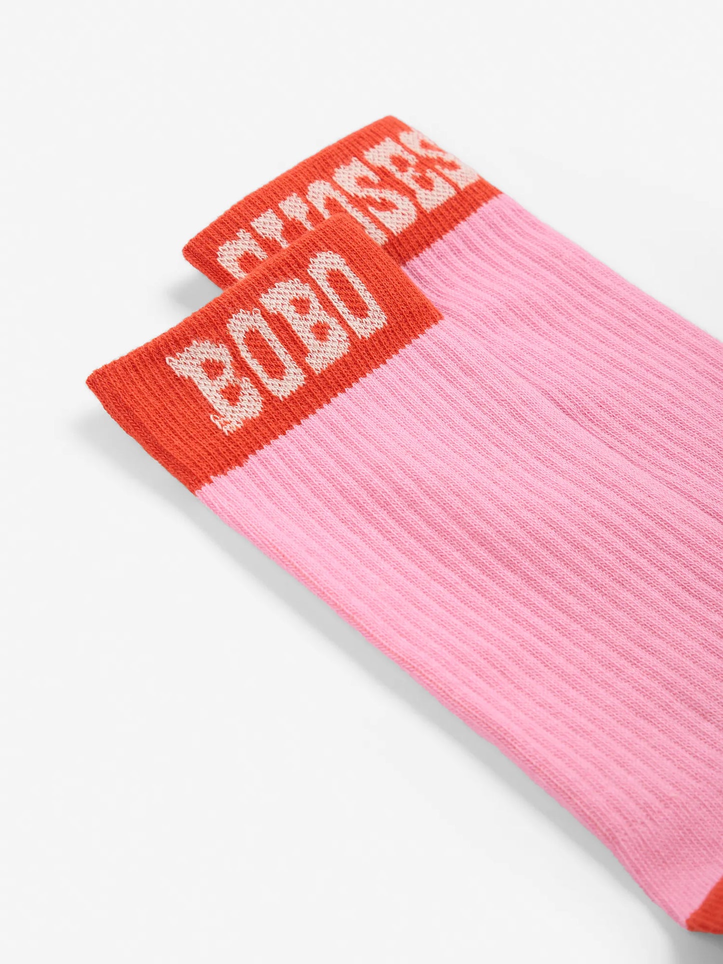 Bobo Choses Pop pink long socks