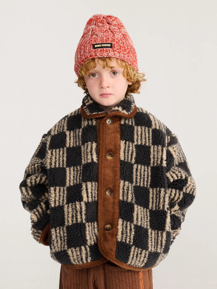 Bobo Choses red knitted beanie