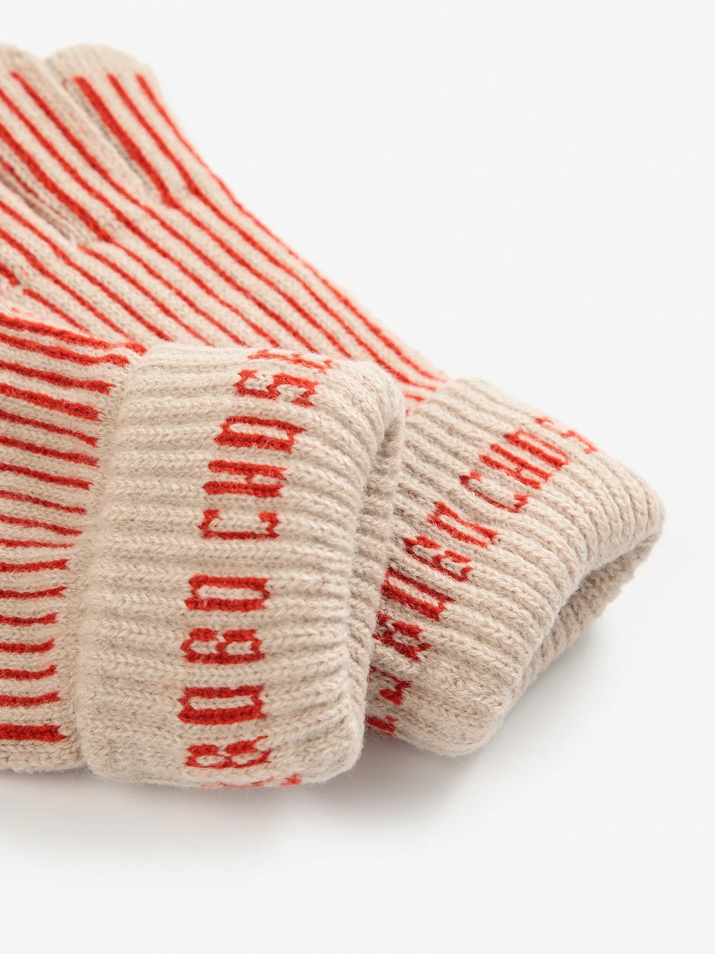 Bobo Choses レッドニット手袋