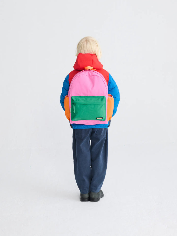 Bobo Choses ピンク カラーブロック バックパック