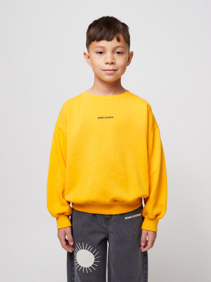 Bobo Choses Sunの黄色のスウェットシャツ