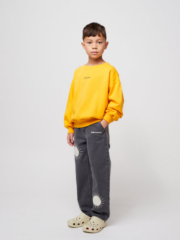Bobo Choses Sunの黄色のスウェットシャツ