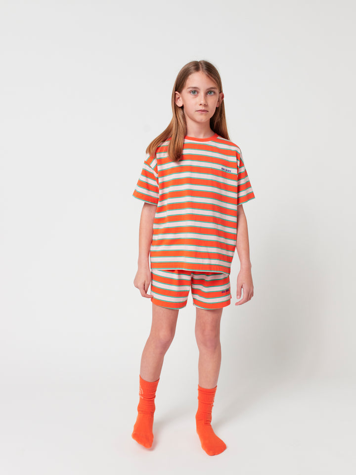 Bobo Choses Red Stripes loungewear set
