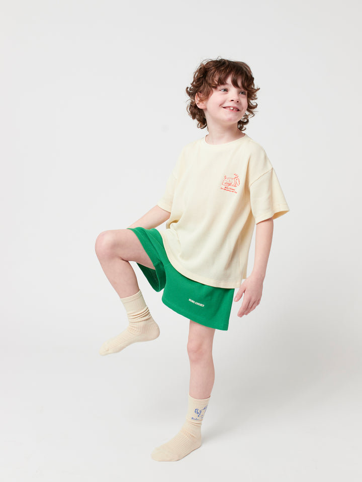 Happy Worm & Reading crocodile long socks pack