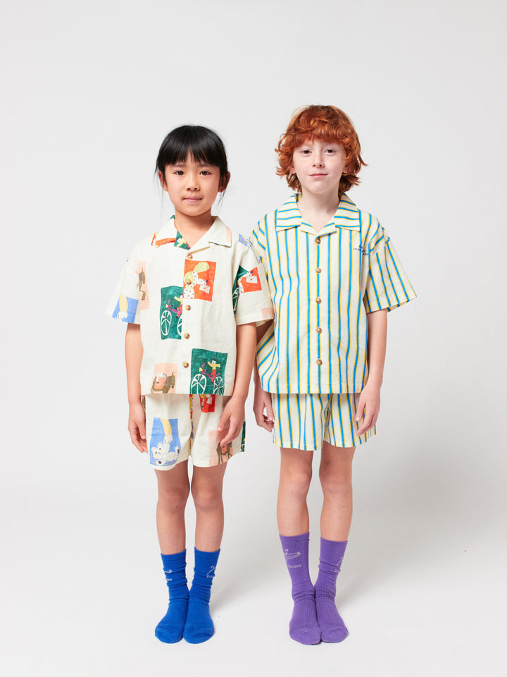 Happy Worm & Reading crocodile long socks pack