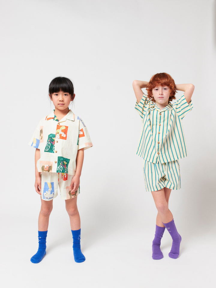 Happy Worm & Reading crocodile long socks pack