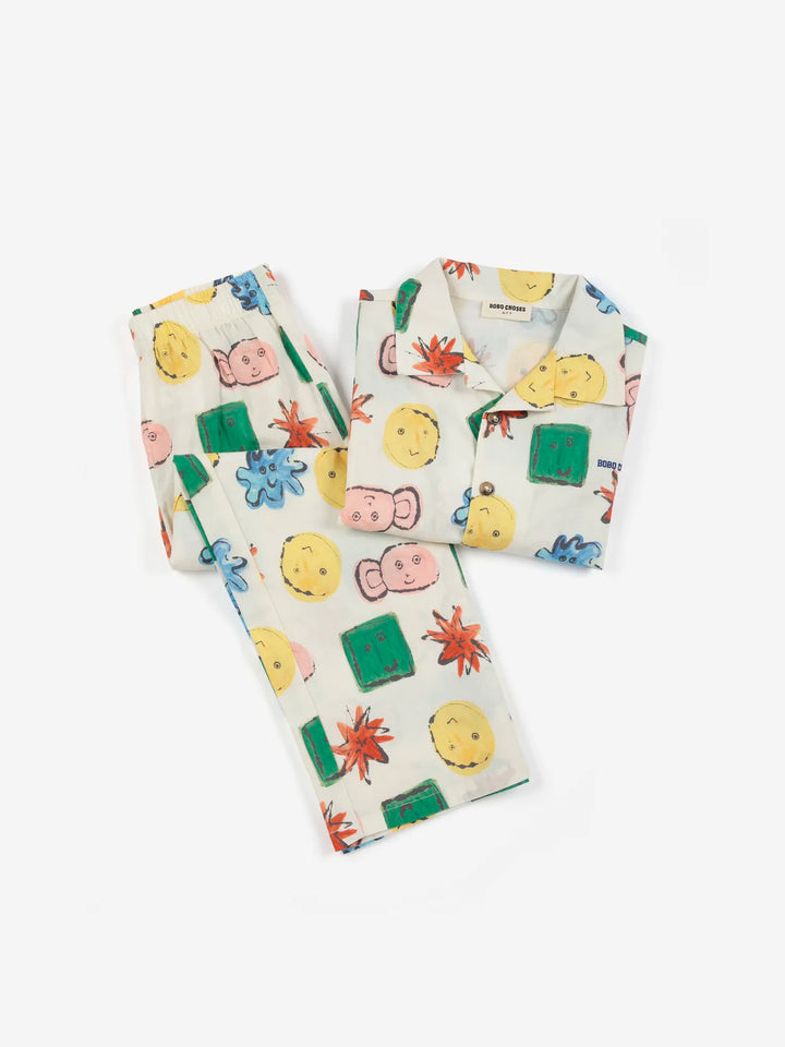 Monster Gang all over loungewear woven set & Book
