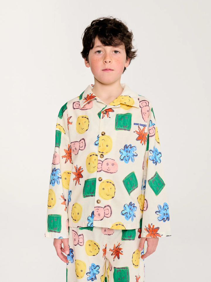 Monster Gang all over loungewear woven set & Book
