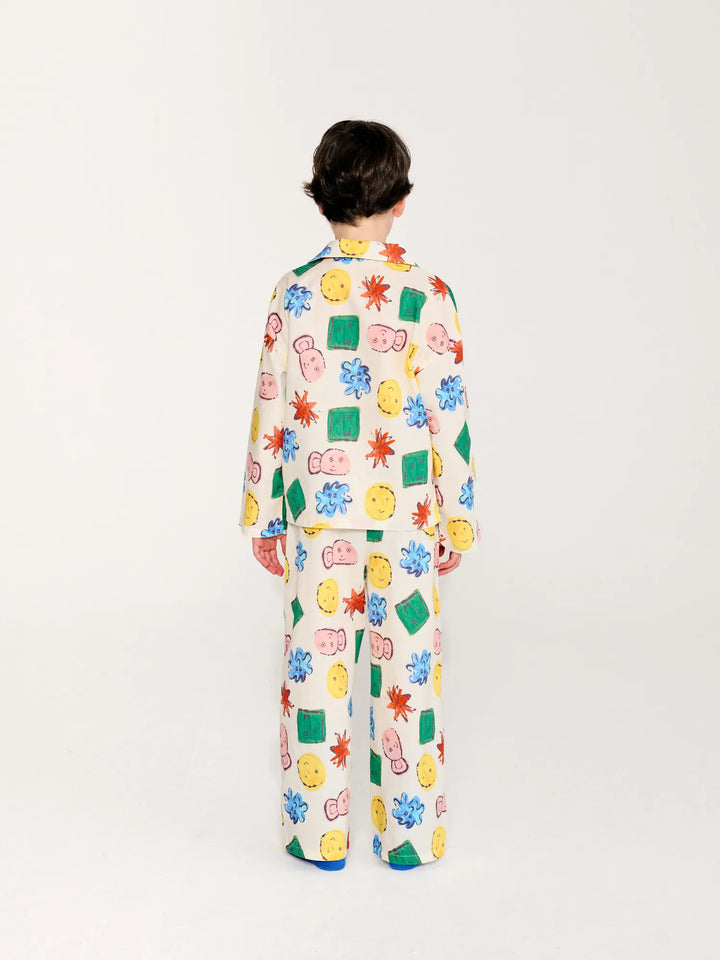 Monster Gang all over loungewear woven set & Book