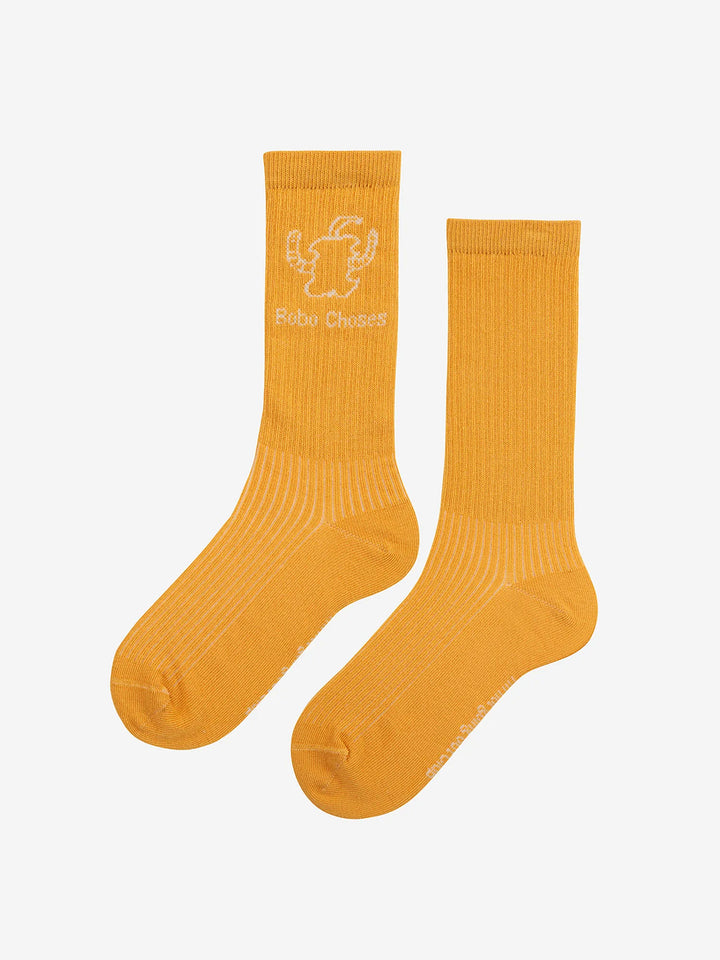 Happy Worm long socks