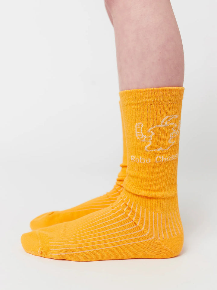 Happy Worm long socks