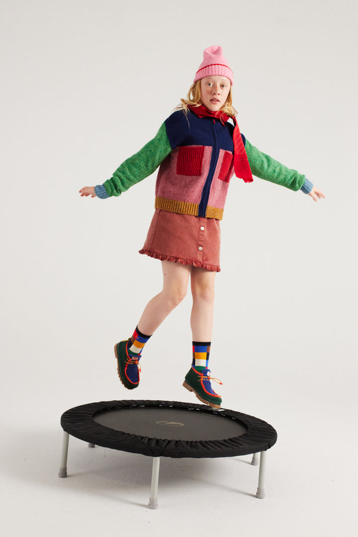 Bobo Choses x Camper Compas Wallabee sheepskin shoes