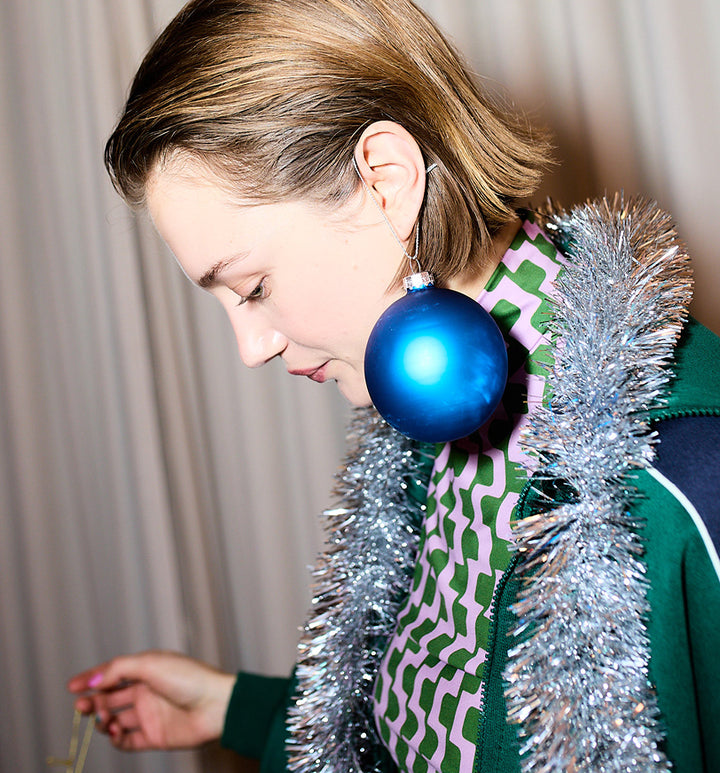 Purple print t-shirt