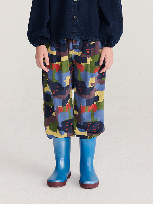 Paint Forest all over corduroy pants