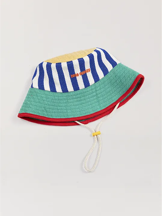 Bobo Choses striped bucket hat