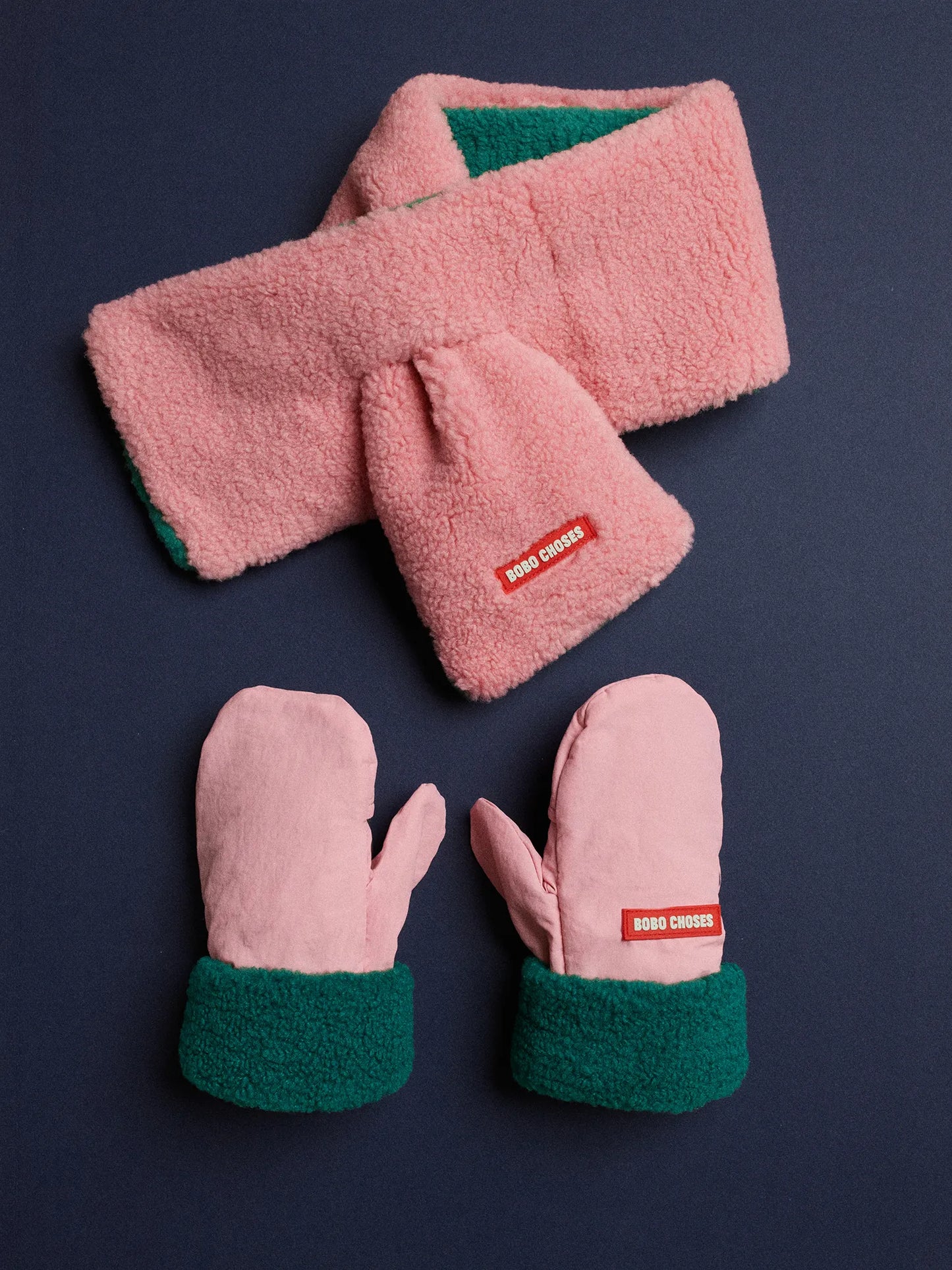 Bobo Choses pink bicolor set