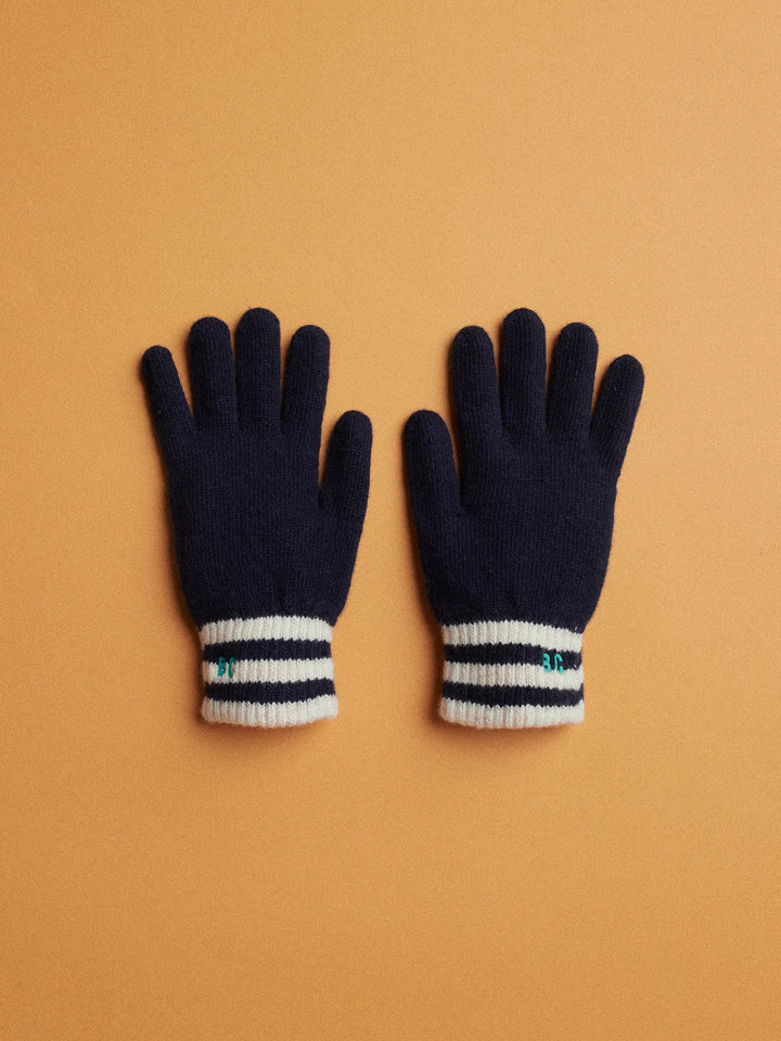 Mr Pencil knitted beanie & gloves set