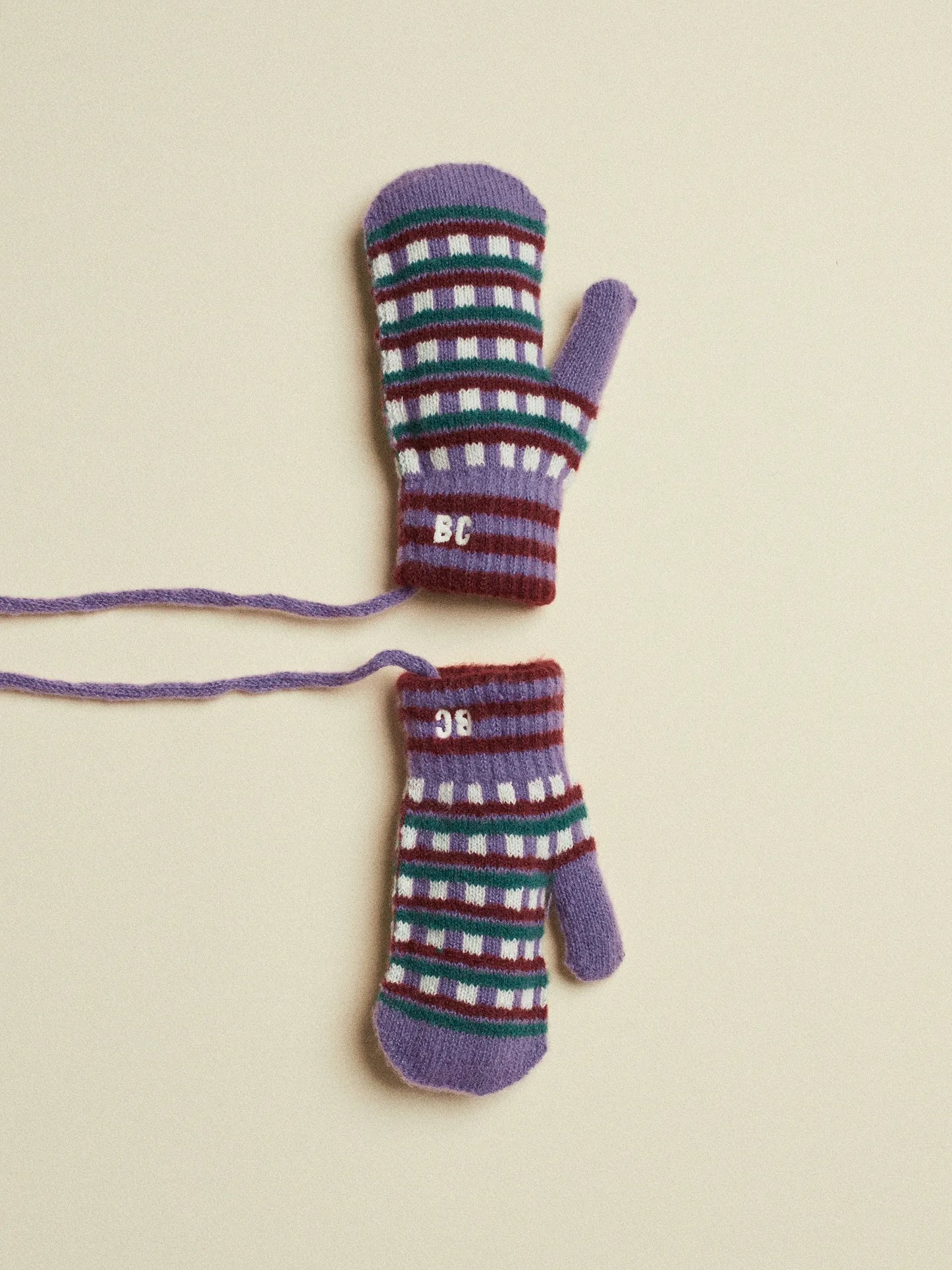 Bobo Choses jacquard beanie & mittens set