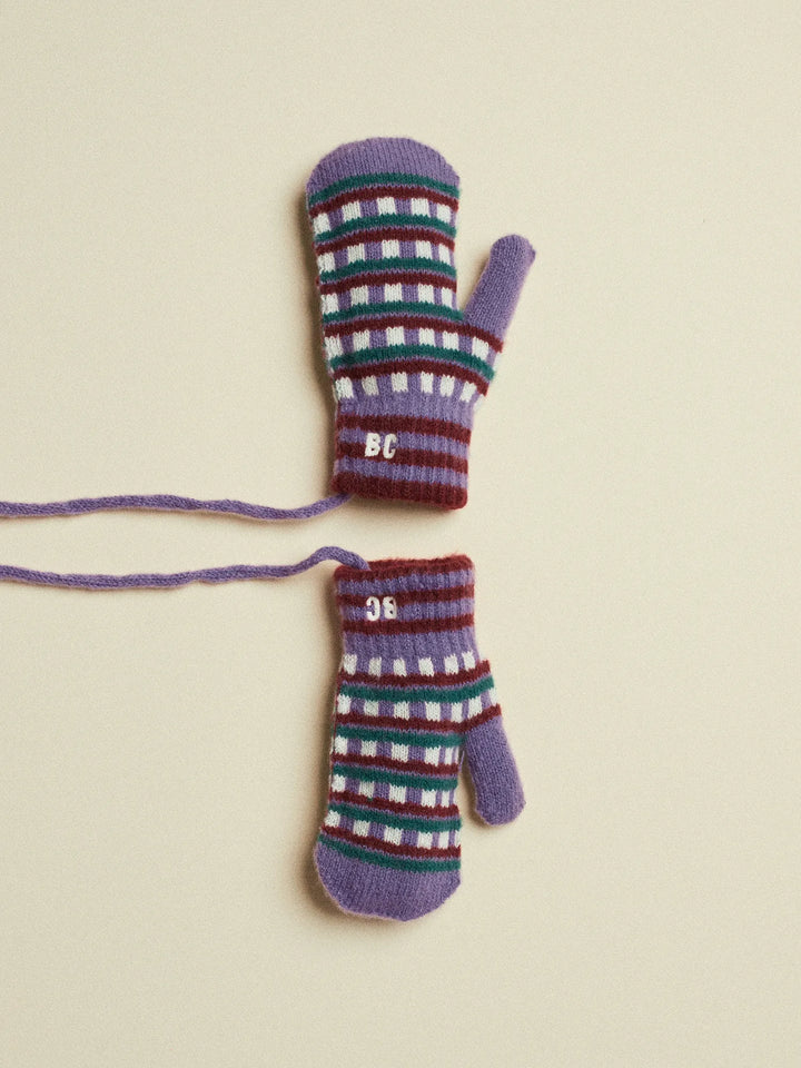 Bobo Choses jacquard beanie & mittens set