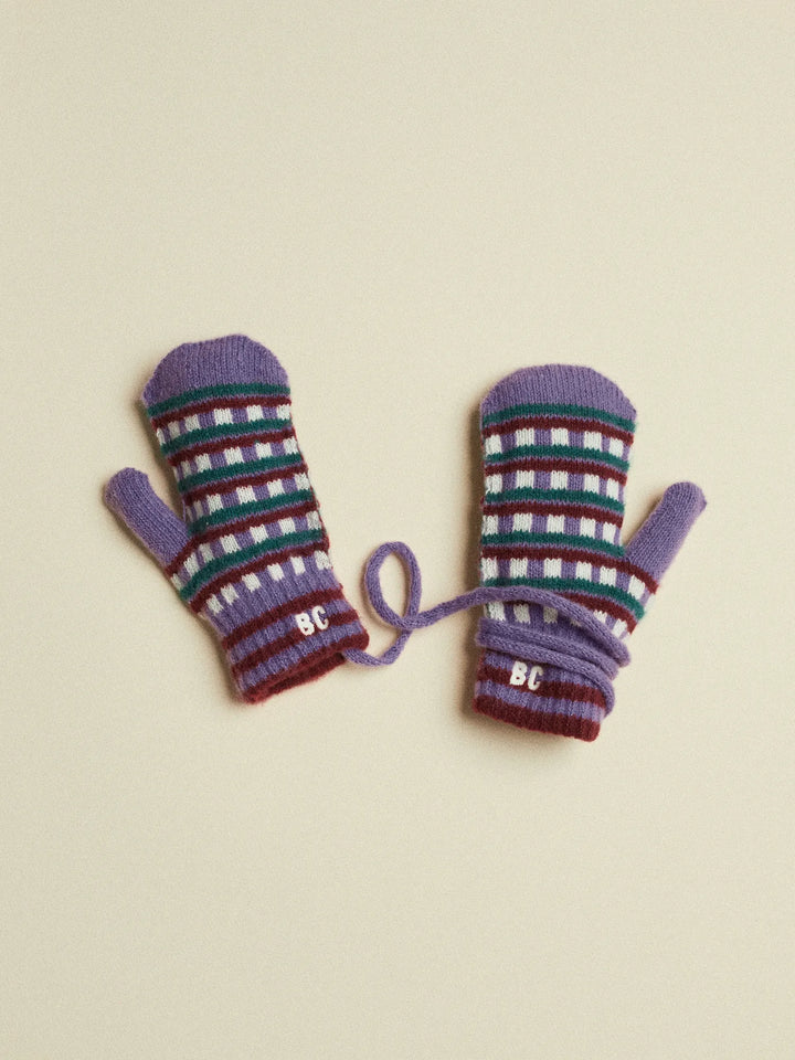 Bobo Choses jacquard beanie & mittens set