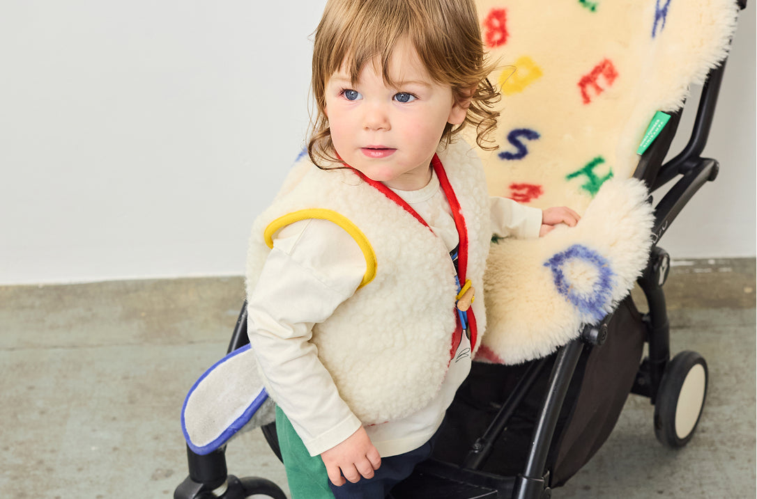 Bobo Choses x Binibamba Sheepskin Snuggler for Children | Bobo