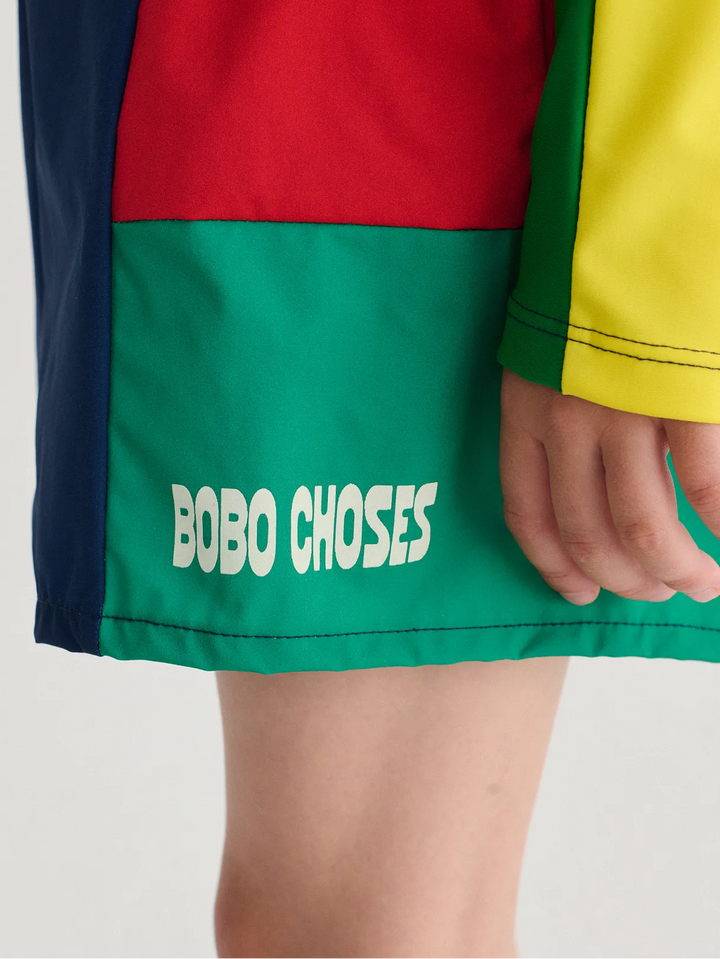 Bobo Choses color block swim trunks