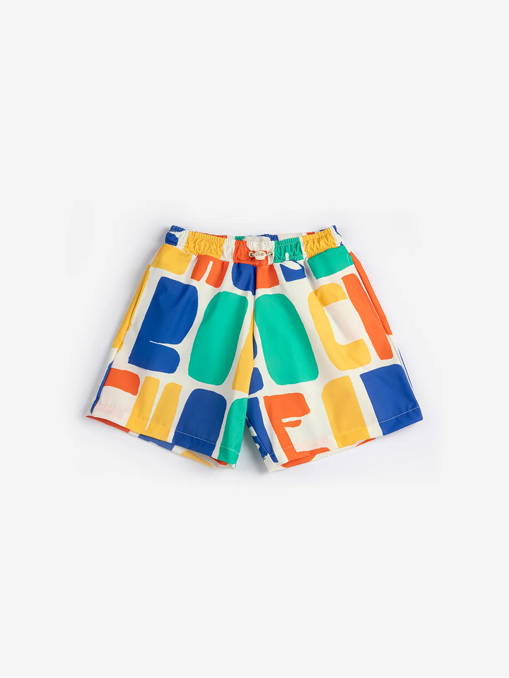 Bobo Choses Color all over swim board shorts