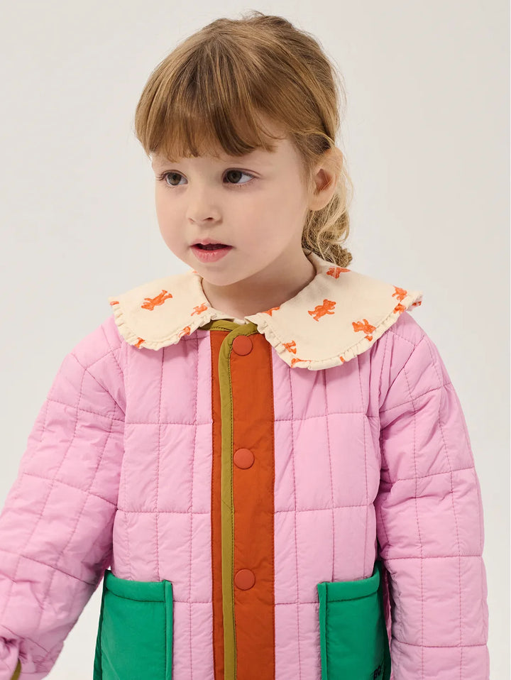 BC light pink padded jacket