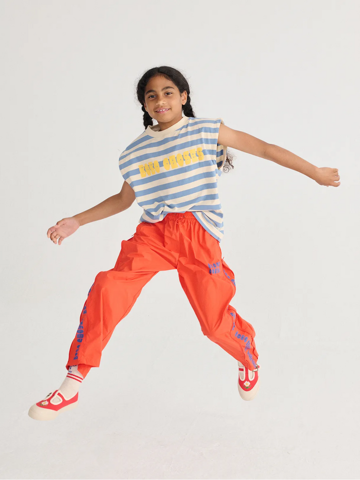 Bobo Choses Modern striped sleeveless T-shirt