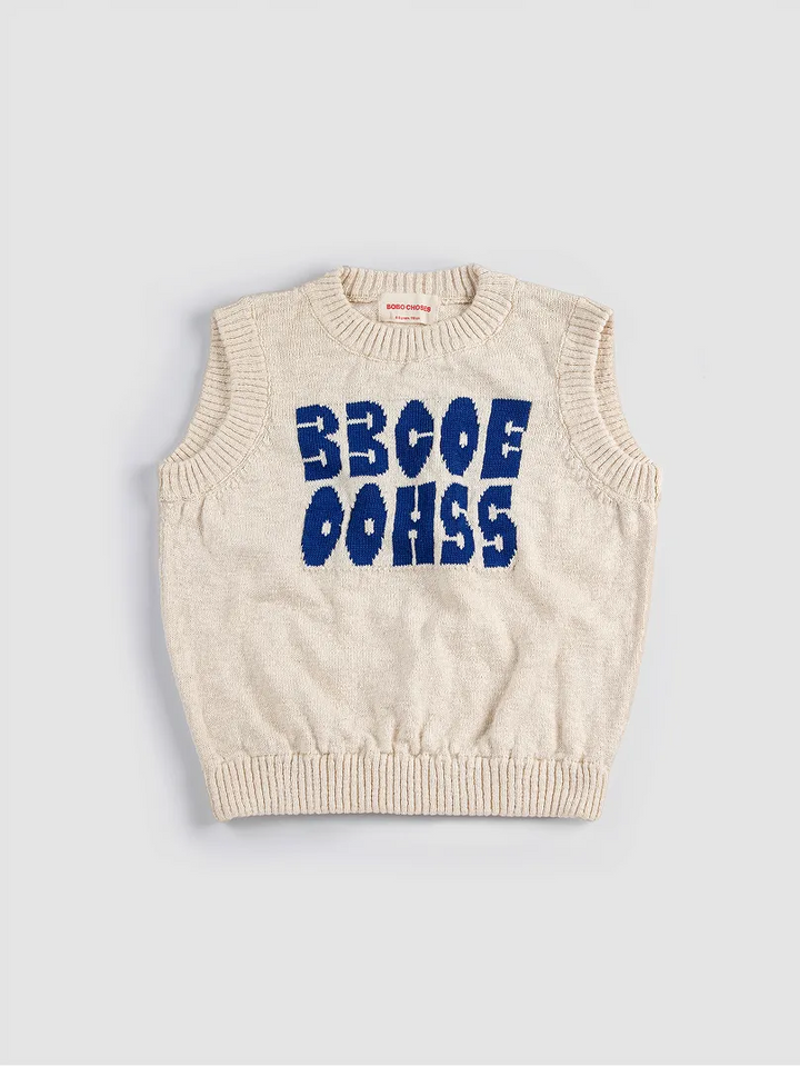 Bobo Choses Modern knitted vest