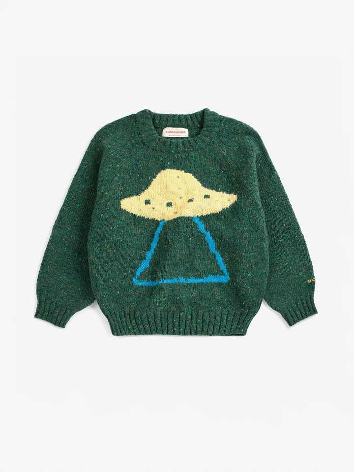 Pixel Abduction jacquard jumper