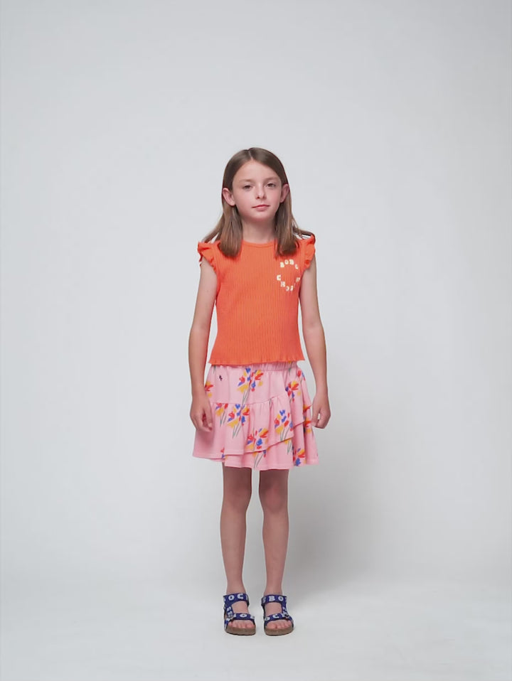 Fireworks all over ruffle skirt