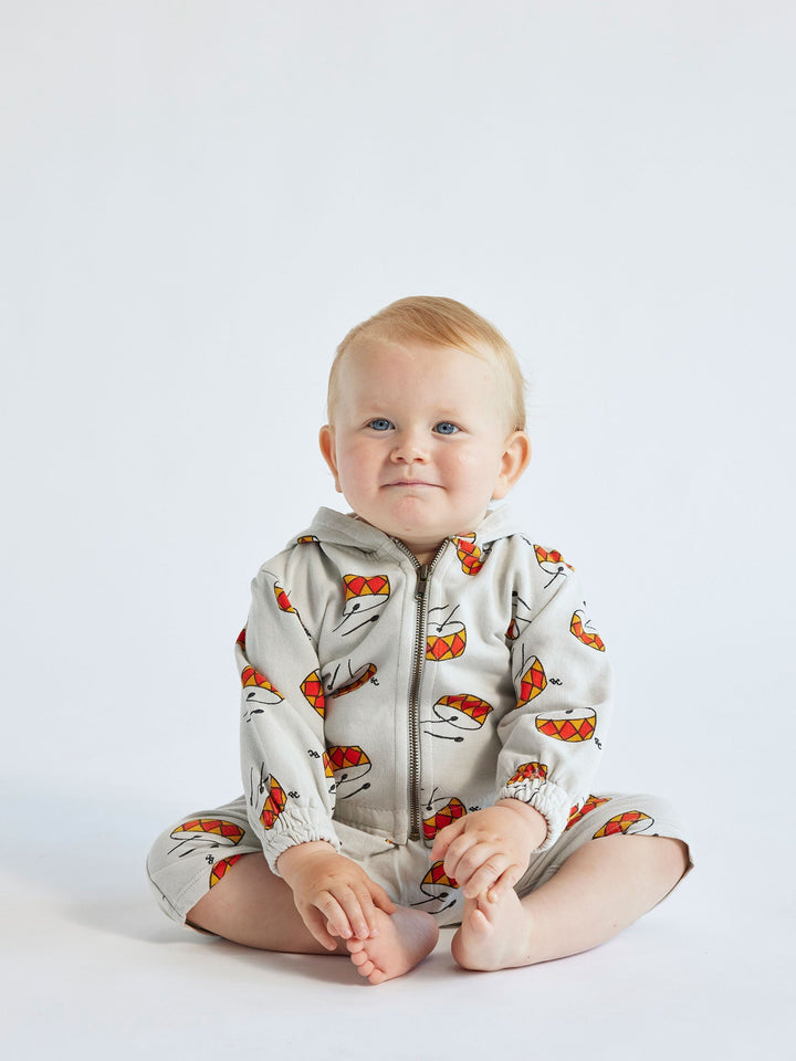 Play the Drum zipped hoodie