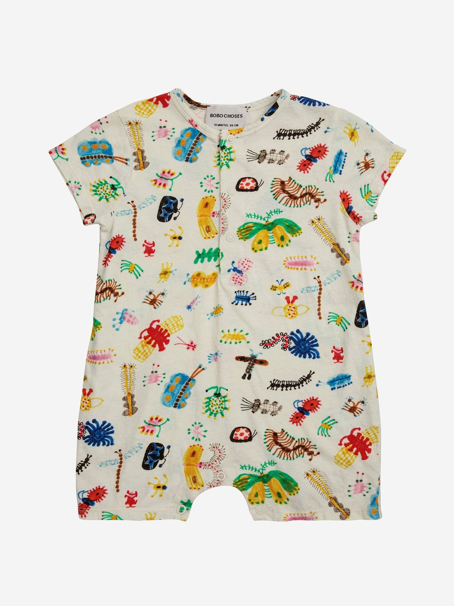 Baby Fuuny Insects all over Playsuits